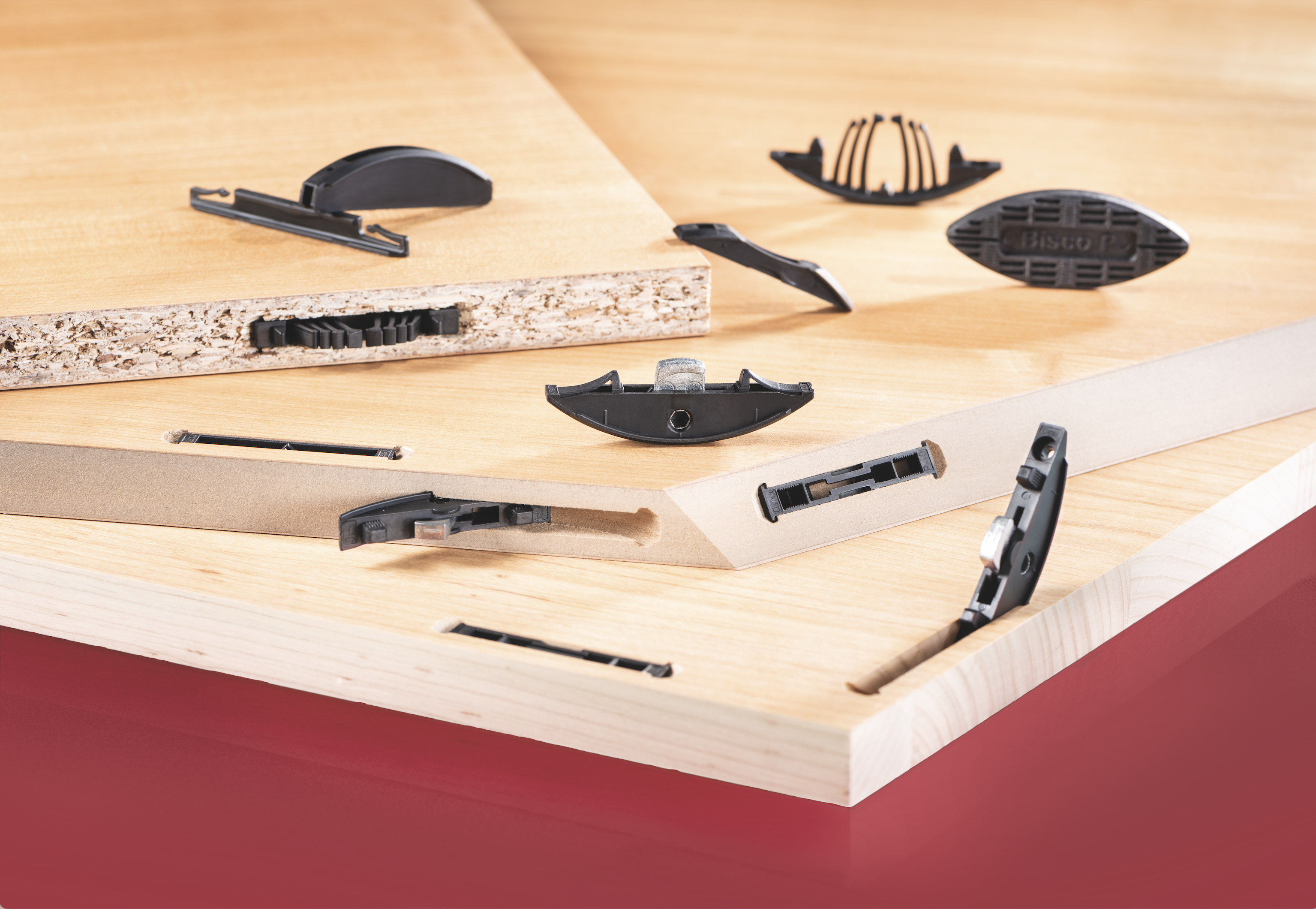 Lamello 라멜로 넉다운 가구커넥터 하드웨어 3단 키트 세트